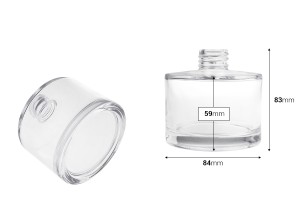 Zylinderflasche aus Glas 200 ml (PP 28) für Raumduft-2