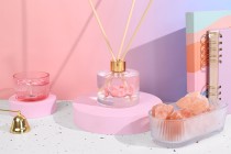 Flacon cylindrique en verre 200 ml (PP 28) pour parfum d'ambiance Flacon cylindrique en verre 200 ml (PP 28) pour parfum d'ambiance
