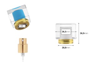 Set - Spray (15/400) mit Acrylkappe in verschiedenen Farben-bildabmessungen