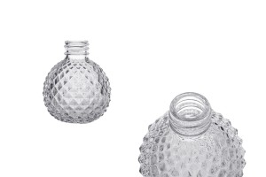Kugelförmige Glasflasche 100 ml geeignet für Lufterfrischer-produktbild