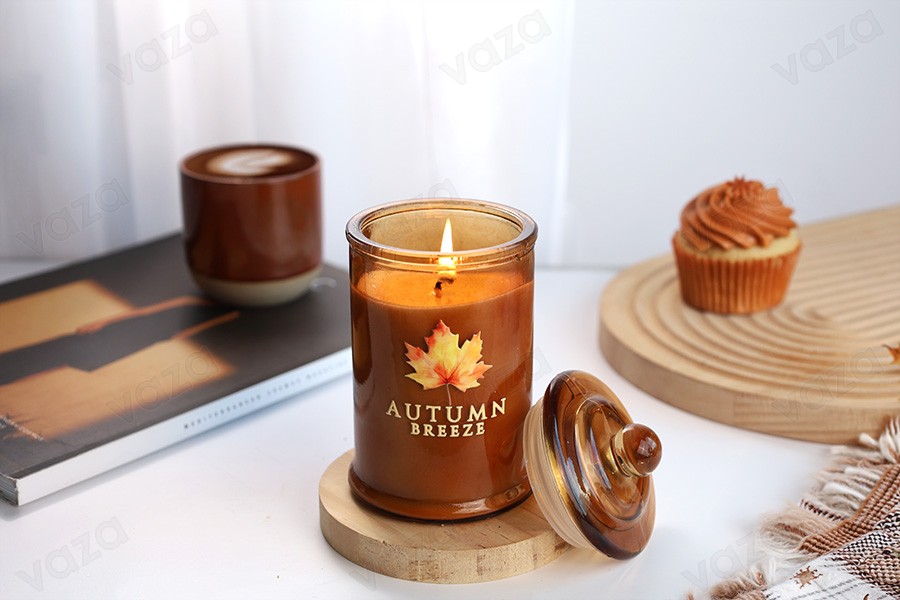 Glasdose 150ml Karamell mit Glasdeckel mit luftdichtem Verschluss-bildgruppe
