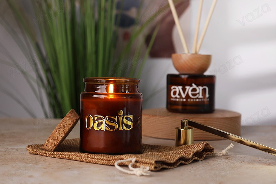Kavanoz qelqi 100 ml ngjyrë karamel ose jeshile me tape natyrale Kavanoz qelqi 100 ml ngjyrë karamel ose jeshile me tape natyrale-imazh_grup