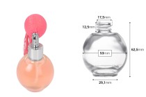 Shishe e rrumbullakët 50 ml (18/415)-imazh_dimensione