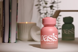 Flacon en verre - diffuseur de parfum pour voiture 120 ml avec bouchon, capuchon et joint absorbant-εικόνα_σύνθεση