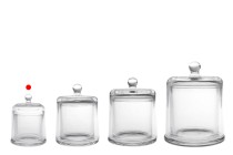 Decorative glass fountain 120 ml with bell lid-image_group