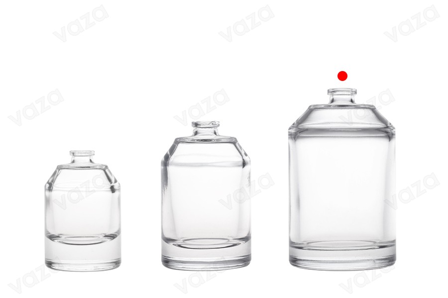 Flacon de parfum de luxe de 100 ml avec bouchon de sécurité à sertir de 15 mm Flacon de parfum de luxe de 100 ml avec bouchon de sécurité à sertir de 15 mm-photo_groupe