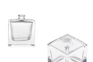Flacon de parfum de 50 ml, de forme cubique, avec bouchon de sécurité à sertir de 15 mm-εικόνα_προϊοντική