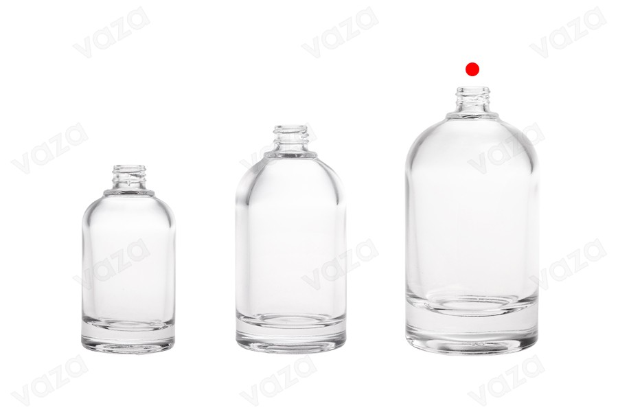 Γυάλινη φιάλη αρωμάτων 100 ml σε κυλινδρικό σχήμα με στόμιο 15/400 Γυάλινη φιάλη αρωμάτων 100 ml σε κυλινδρικό σχήμα με στόμιο 15/400-εικόνα_σύνθεση