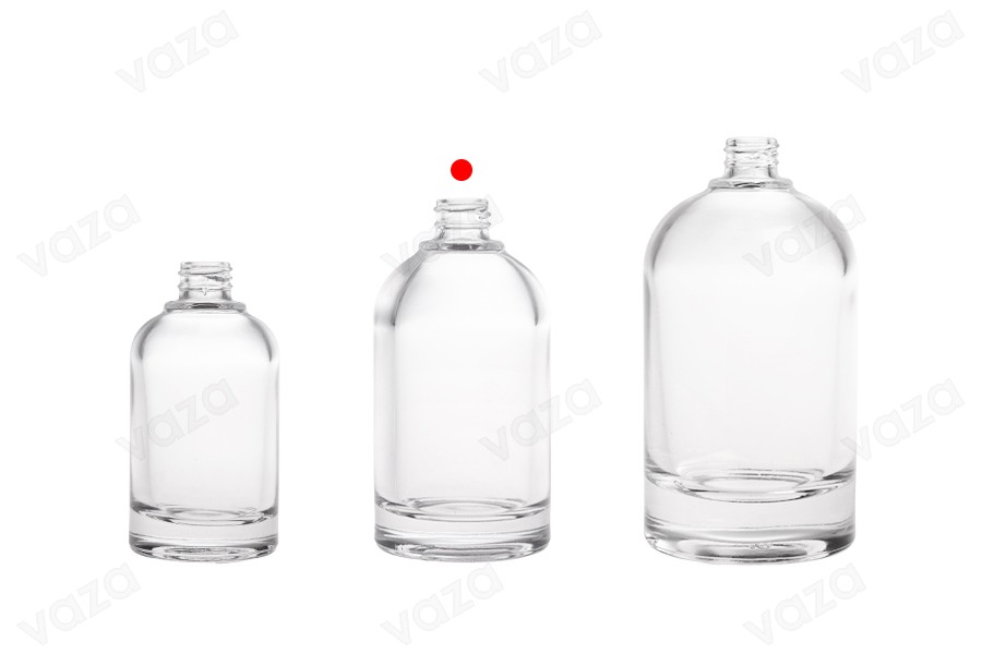 Γυάλινη φιάλη αρωμάτων 50 ml σε κυλινδρικό σχήμα με στόμιο 15/400 Γυάλινη φιάλη αρωμάτων 50 ml σε κυλινδρικό σχήμα με στόμιο 15/400-εικόνα_σύνθεση