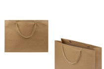 Sac cadeau en papier marron avec cordon torsadé 400 x 130 x 300 mm - 12 pcs Sac cadeau en papier marron avec cordon torsadé 400 x 130 x 300 mm - 12 pcs-εικόνα_προϊοντική