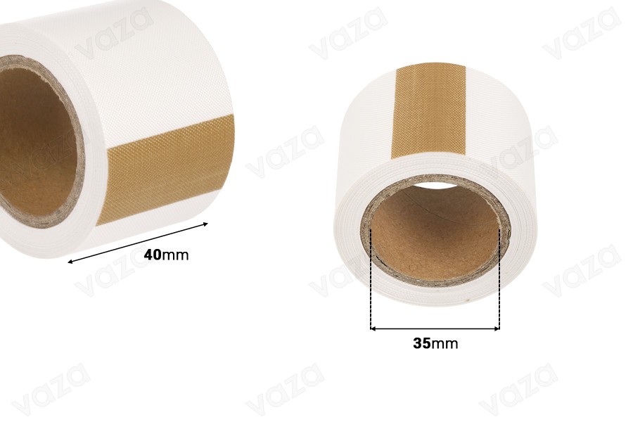Replacement tape (length 10 m - width 40 mm) for heat sealing machines Replacement tape (length 10 m - width 40 mm) for heat sealing machines-image_dimensions