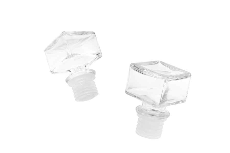 Viereckiger Glaskorken F 19.5-produktbild