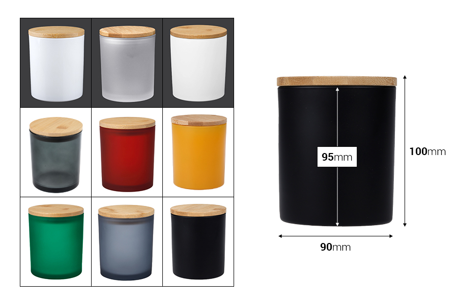 Kavanoz qelqi 100x90 mm me kapak druri dhe gomë-imazh_dimensione