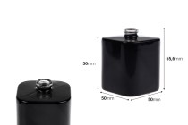 Μπουκάλι αρωμάτων 50 ml με κλείσιμο ασφαλείας "Crimp" 15 mm σε λευκό ή μαύρο χρώμα-εικόνα_διαστάσεις