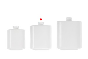 Flacone per profumo da 50 ml con chiusura di sicurezza "Crimp" da 15 mm in bianco o nero-εικόνα_σύνθεση