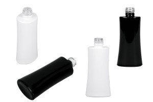 Flacon de parfum ovale en verre de 50 ml en couleur noire ou blanche (18/415)-εικόνα_προϊοντική