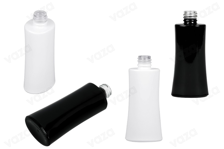 Γυάλινη φιάλη αρωματοποιίας 50 ml οβάλ σε μαύρο ή λευκό χρώμα (18/415) Γυάλινη φιάλη αρωματοποιίας 50 ml οβάλ σε μαύρο ή λευκό χρώμα (18/415) -εικόνα_προϊοντική