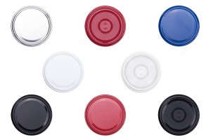 Metal Cap T.O. 82 with or without a seal button, in a variety of colors - 20 pcs-εικόνα_προϊοντική