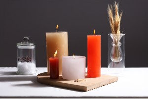 Plastic mold for candles 8x10 cm in cylindrical shape-εικόνα_σύνθεση