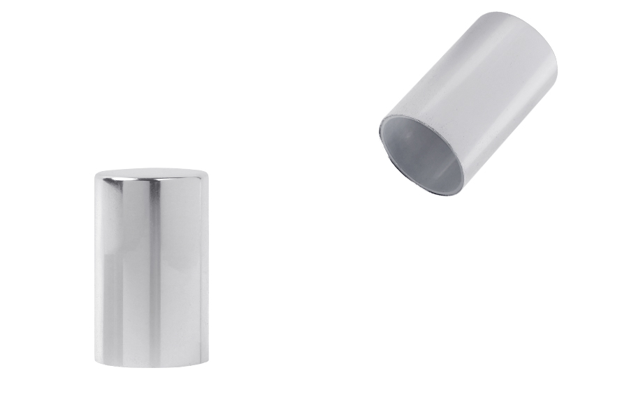 Aluminium -Kappe für ''Crimp'' Zerstäuber