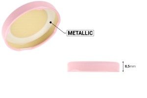 Couvercle Twist Off 43 sans rabat et en variété de couleurs - 20 pcs-εικόνα_διαστάσεις