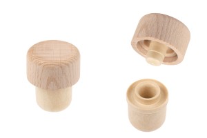 Sughero sintetico siliconico Φ23 con flusso e testa staccabile in legno 32x18-εικόνα_προϊοντική