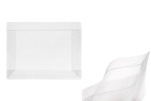 Buste Doy Pack semitrasparenti 295x40x230 mm con chiusura a zip e termosaldabili - 50 pz-εικόνα_προϊοντική