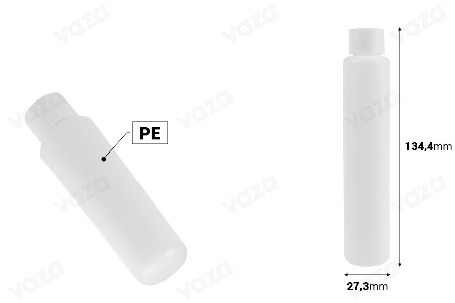 Replacement inner white bottle with white cap for code 1193-8-50-0-image_dimensions