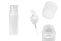 Πλαστικό (PET) λευκό μπουκάλι 100 ml με λευκή αντλία για αφρό (foam) και καπάκι-εικόνα_προϊοντική