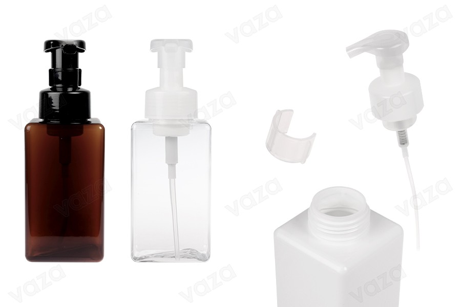 Shishe plastike (PETG) 450 ml me pompë për krem (PP42)-imazh_produkt