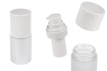 Επαναγεμιζόμενο μπουκάλι airless 15 ml με αντλία κρέμας και εξωτερική γυάλινη θήκη αμμοβολής Επαναγεμιζόμενο μπουκάλι airless 15 ml με αντλία κρέμας και εξωτερική γυάλινη θήκη αμμοβολής-εικόνα_προϊοντική