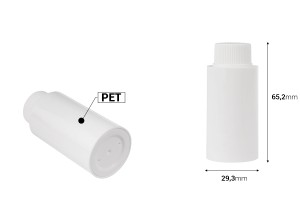 Bouteille intérieure blanche de remplacement avec bouchon blanc pour le code 1193-6-15-εικόνα_διαστάσεις