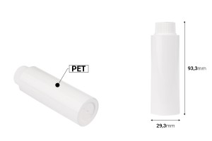 Bouteille intérieure blanche de remplacement avec bouchon blanc pour le code 1193-6-30-εικόνα_διαστάσεις