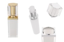 Refillable luxury acrylic bottle 30 ml with cream pump and cap-image_product