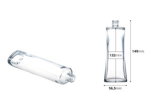 Ovales Parfüm Flakon 100ml  18/415-εικόνα_διαστάσεις