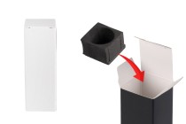 Paper packaging box 30x30x90 mm with inner foam pocket for essential oil bottles 10 ml - 20 pcs-image_product