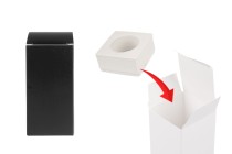 Paper packaging box 50x50x110 mm with inner foam pocket for essential oil bottles 30 ml - 20 pcs-image_product