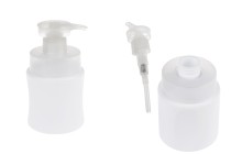 Πλαστικό (HDPE) λευκό μπουκάλι 200 ml με αντλία ασφαλείας-εικόνα_προϊοντική