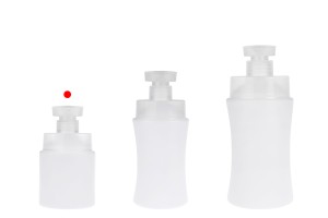 Πλαστικό (HDPE) λευκό μπουκάλι 200 ml με αντλία ασφαλείας-εικόνα_σύνθεση