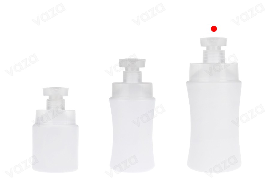 500 ml Plastic (HDPE) white bottle with safety pump 500 ml Plastic (HDPE) white bottle with safety pump-image_group