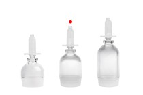 Flacon jetable transparent de 10 ml avec bouchon Flacon jetable transparent de 10 ml avec bouchon-photo_groupe