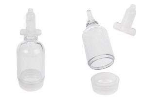 Transparentes 15 ml Einwegfläschchen mit Kappe-εικόνα_προϊοντική