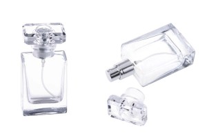 Flacon de parfum en verre de 30 ml avec bouchon et vaporisateur (PP 15)-εικόνα_προϊοντική