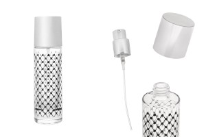 Flacon de parfum de 30 ml avec bouchon argenté et vaporisateur (PP 15)-εικόνα_προϊοντική