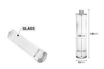 Γυάλινη φιάλη αρωμάτων (15/400) 50 ml κυλινδρική-εικόνα_διαστάσεις