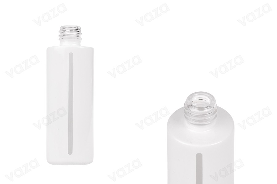 Μπουκάλι 50 ml γυάλινο 18/415 σε λευκό χρώμα Μπουκάλι 50 ml γυάλινο 18/415 σε λευκό χρώμα-εικόνα_προϊοντική