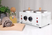 Διπλή λευκή μηχανή τήξης - υγροποίησης κεριού 600/600 ml Διπλή λευκή μηχανή τήξης - υγροποίησης κεριού 600/600 ml-εικόνα_διαστάσεις