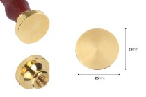 Timbro per ceralacca 25 mm in vari design