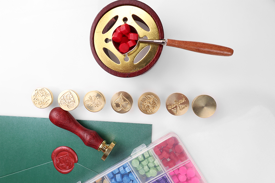 Sealing wax stamp 25 mm in various designs