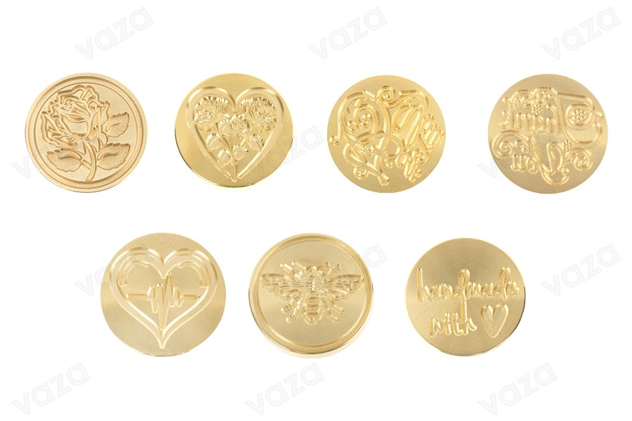 Sealing wax stamp 25 mm in various designs-εικόνα_σύνθεση